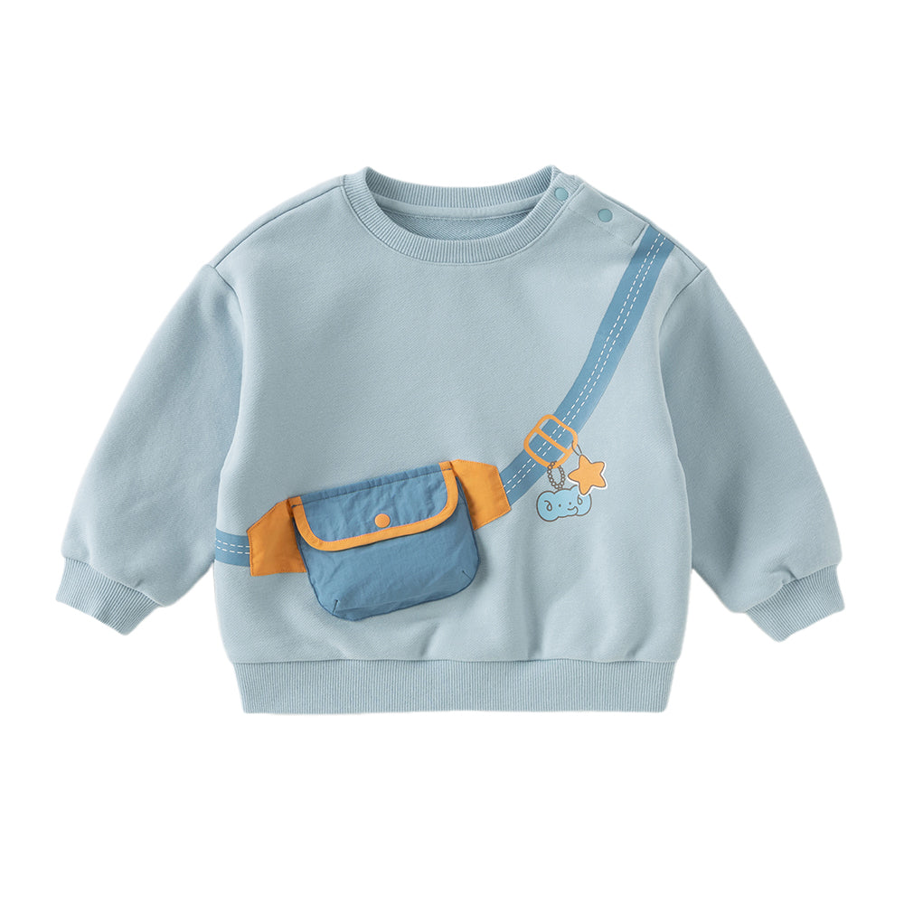 Dave&Bella Toddler Boys Casual Comfort Sweatshirts