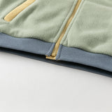 Dave&Bella Toddler Boys Light Yellow Green Warm Fleece Coat (Copy)-1
