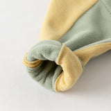 Dave&Bella Toddler Boys Light Yellow Green Warm Fleece Coat (Copy)-1