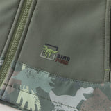 Dave&Bella Toddler Boys Outdoor Army Green Hooded Padded Jackets