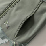 Dave&Bella Toddler Boys Outdoor Army Green Hooded Padded Jackets