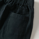 Dave&Bella Toddler Boys Khaki/Navy Blue Cotton Casual Pants