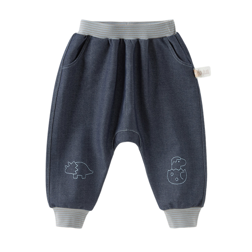 Dave&Bella Toddler Girls/Boys Causal Pink/Blue Drawstring Pants
