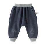 Dave&Bella Toddler Girls/Boys Causal Pink/Blue Drawstring Pants