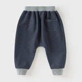 Dave&Bella Toddler Girls/Boys Causal Pink/Blue Drawstring Pants