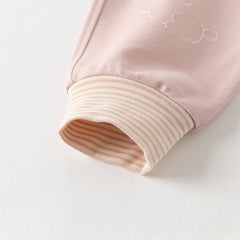 Dave&Bella Toddler Girls/Boys Autumn Causal Pink/Blue Drawstring Pants
