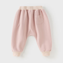 Dave&Bella Toddler Girls/Boys Autumn Causal Pink/Blue Drawstring Pants