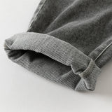 Dave&Bella Toddler Boys Smoky Grey Loose Jeans Pants