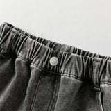 Dave&Bella Toddler Boys Smoky Grey Loose Jeans Pants