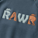 Dave&Bella Toddler Boys Blue Hooded Sweatshirts Tops