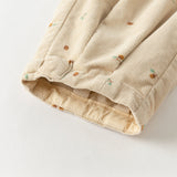 Dave&Bella Toddler Boys Casual Cotton Yellow Print Drawstring Pants