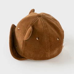 Dave&Bella Boys Autumn Brown Cotton Sporty Baseball Cap Hat