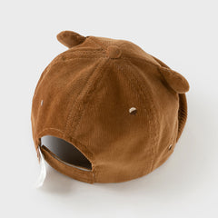 Dave&Bella Boys Autumn Brown Cotton Sporty Baseball Cap Hat