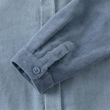 Dave&Bella Toddler Boys Cotton Stylish Grey Blue Formal Preppy Shirts