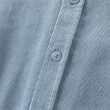 Dave&Bella Toddler Boys Cotton Stylish Grey Blue Formal Preppy Shirts
