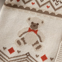 Dave&Bella Boys Autumn Cotton Casual Print Sweater Cardigan Jacket
