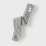 Dave&Bella Toddler Girls Grey School Footed Tights Leggings