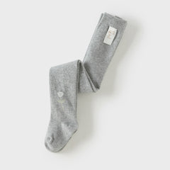 Dave&Bella Girls Autumn Grey School Footed Tights Leggings