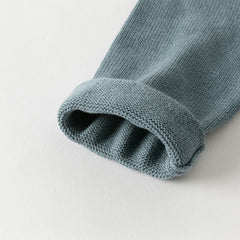 Dave&Bella Toddler Girls Autumn Blue Cotton Dress-style Sweater Cardigans Coat