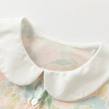 Dave&Bella Toddler Girls Floral Print Cotton Shirts Tops
