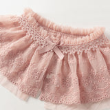 Dave&Bella Toddler Girls Sweet Pink A-line Princess Mesh Dress with Cape