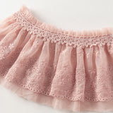 Dave&Bella Toddler Girls Sweet Pink A-line Princess Mesh Dress with Cape