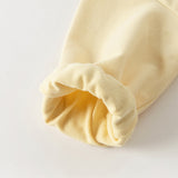 Dave&Bella Toddler Girls Yellow Cotton Sweet Dress-style Sweatshirts