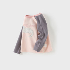 Dave&Bella Girls/Boys Autumn Comfortable Cotton Animal Print T-shirt