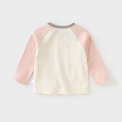 Dave&Bella Girls/Boys Autumn Comfortable Cotton Animal Print T-shirt