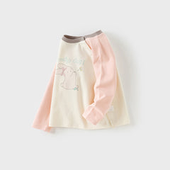 Dave&Bella Girls/Boys Autumn Comfortable Cotton Animal Print T-shirt