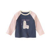 Dave&Bella Girls/Boys Toddler Comfortable Cotton Animal Print T-shirts