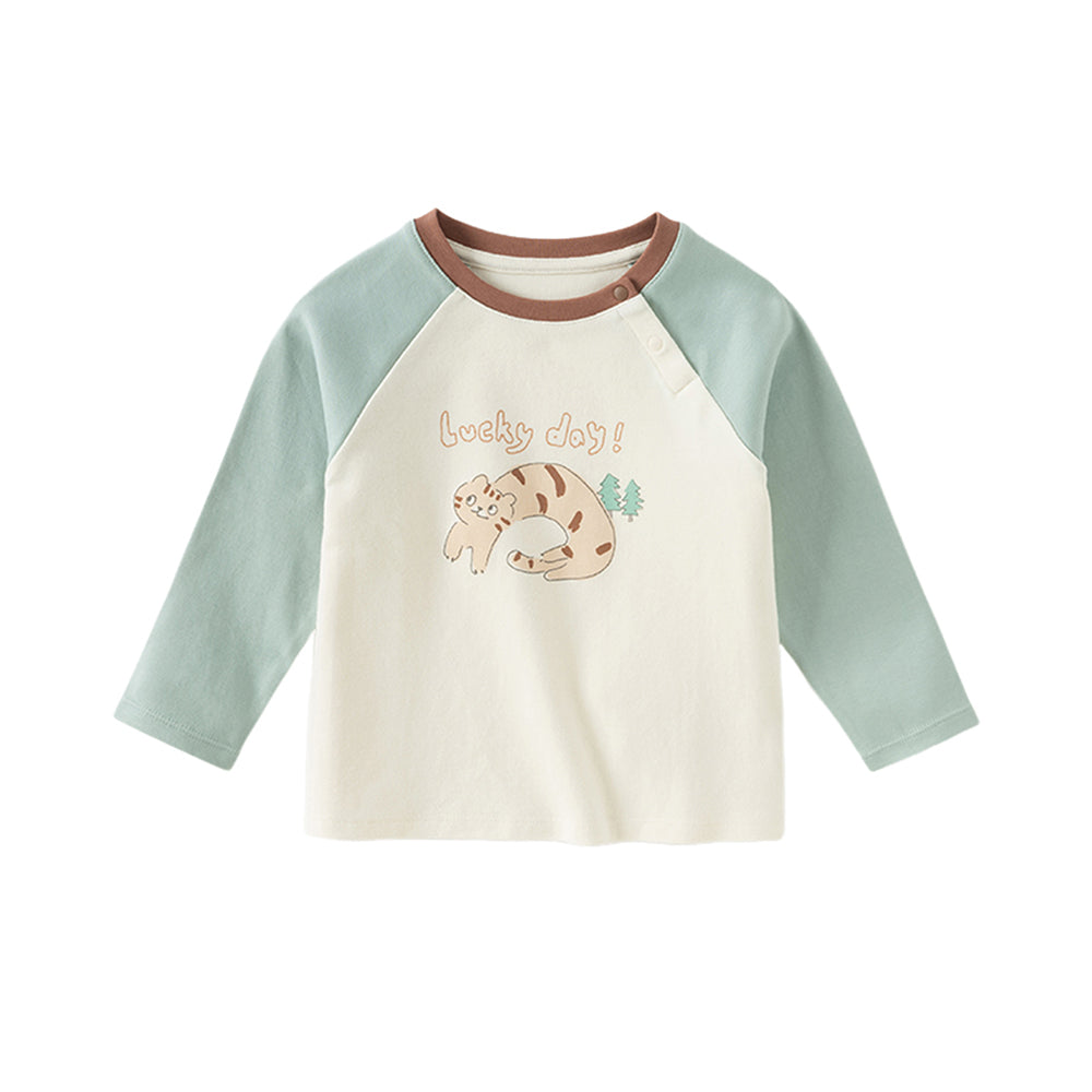 Dave&Bella Girls/Boys Toddler Comfortable Cotton Animal Print T-shirts