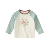 Dave&Bella Girls/Boys Toddler Comfortable Cotton Animal Print T-shirts