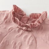 Dave&Bella Toddler Girls Noble Pink A-line Princess Mesh Dress