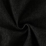 Dave&Bella Toddler Boys Cotton Carbon Black Casual Drawstring Jeans