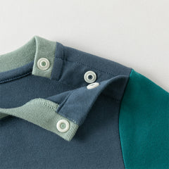 Dave&Bella Boys Autumn Blue Cotton Star Print Toddler T-shirts Tops