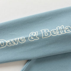 Dave&Bella Toddler Boys Autumn Light Blue Casual Hooded Sweatshirts Tops