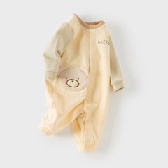 Dave&Bella Baby Girls/Boys Cotton Indoor One-piece Crawling Suit Romper