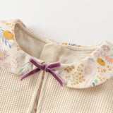 Dave&Bella Toddler Girls Cotton Floral Print A-line Princess Dress