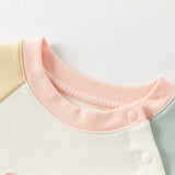 Dave&Bella Girls Toddler Cute Beige Dress-Style T-shirt Tops
