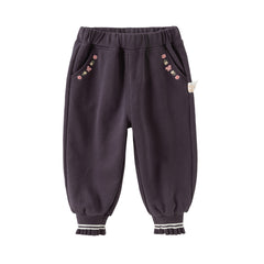 Dave&Bella Girls Autumn Casual Drawstring Sweatpants