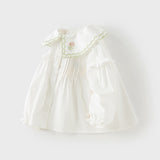 Dave&Bella Toddler Girls Cotton White Shirts Top