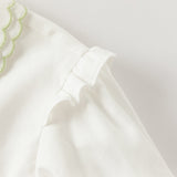 Dave&Bella Toddler Girls Cotton White Shirts Top