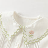 Dave&Bella Toddler Girls Cotton White Shirts Top