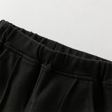 Dave&Bella Girls Toddler Casual Cotton Flared Knit Stretch Pant