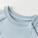 Dave&Bella Toddler Boys Blue T-Shirt Pants Outfit Sets