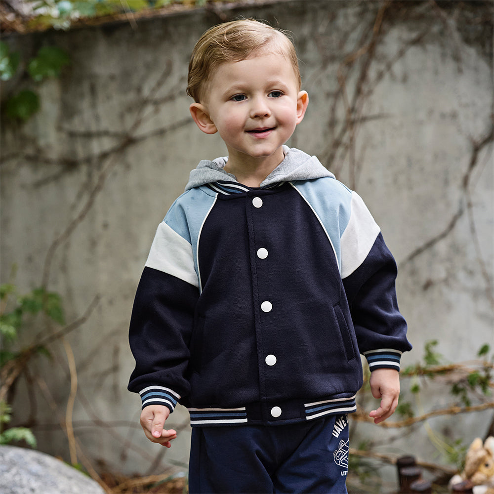 Dave&Bella Boys Kids Casual Outdoor Long Sleeve Hooded Jackets