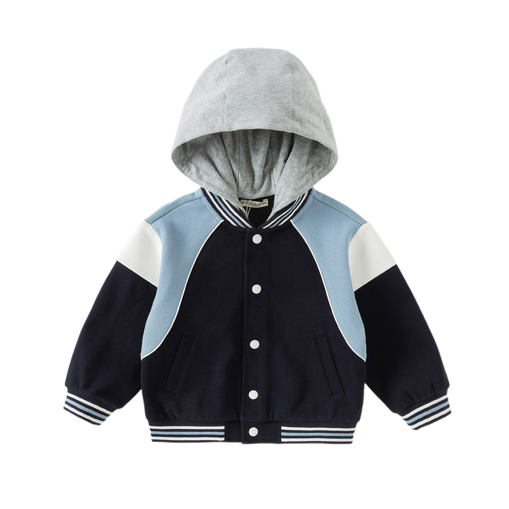 Dave&Bella Boys Kids Casual Outdoor Long Sleeve Hooded Jackets