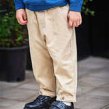 Dave&Bella Toddler Boys Khaki Casual Wide Pants