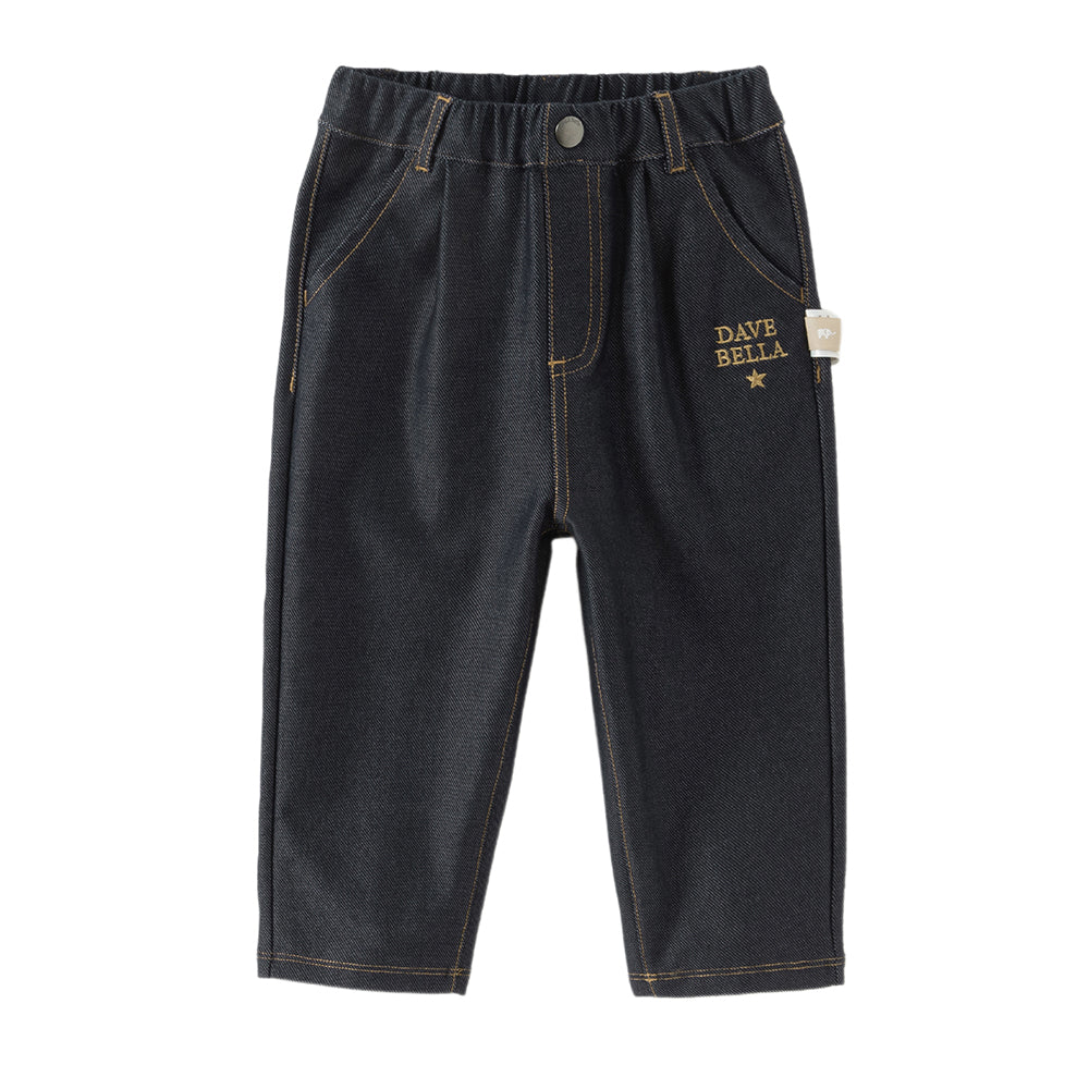 Dave&Bella Toddler Boys Casual Denim Blue Jeans Pants